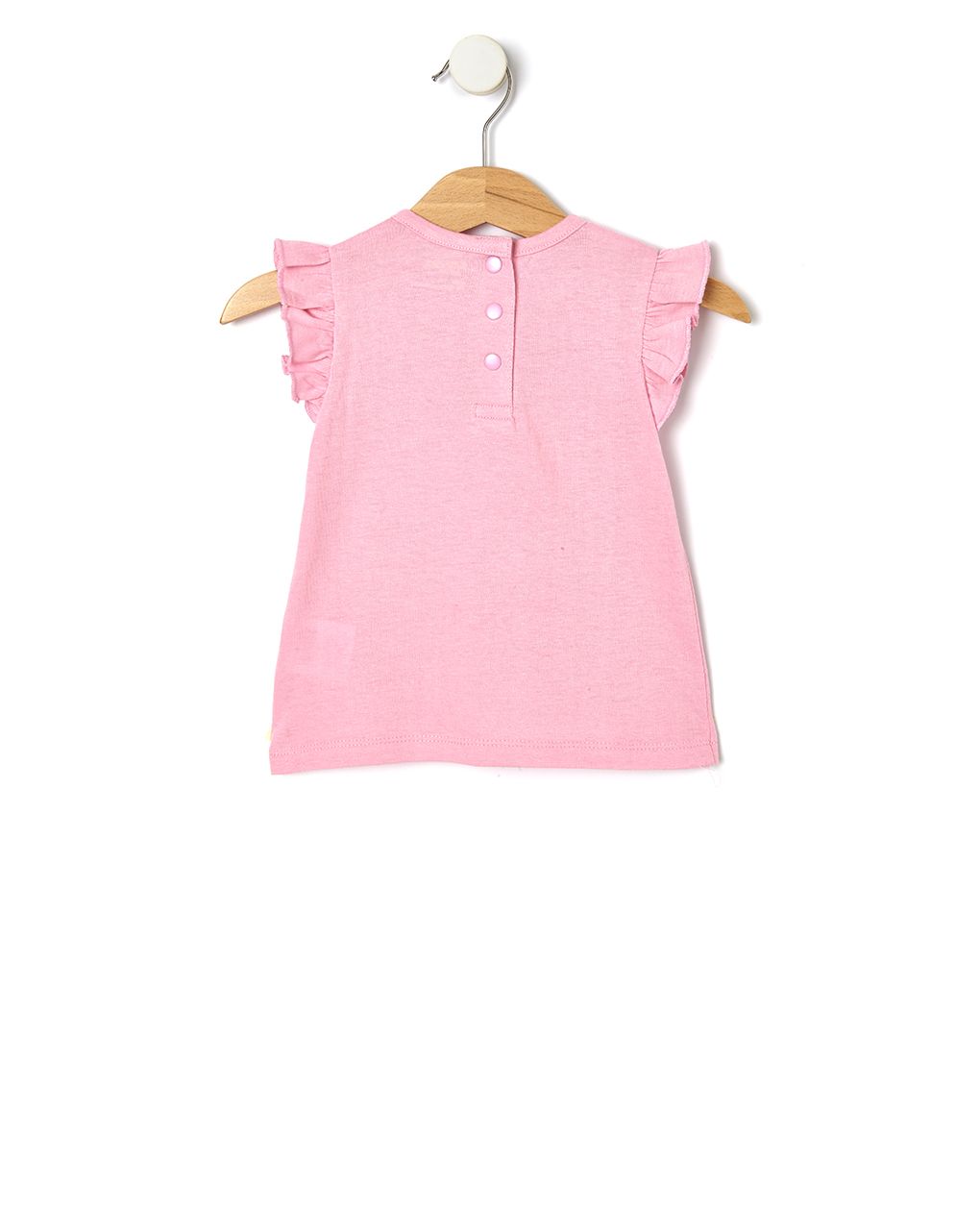 T-shirt jersey ροζ με στάμπα για κορίτσι - Prénatal