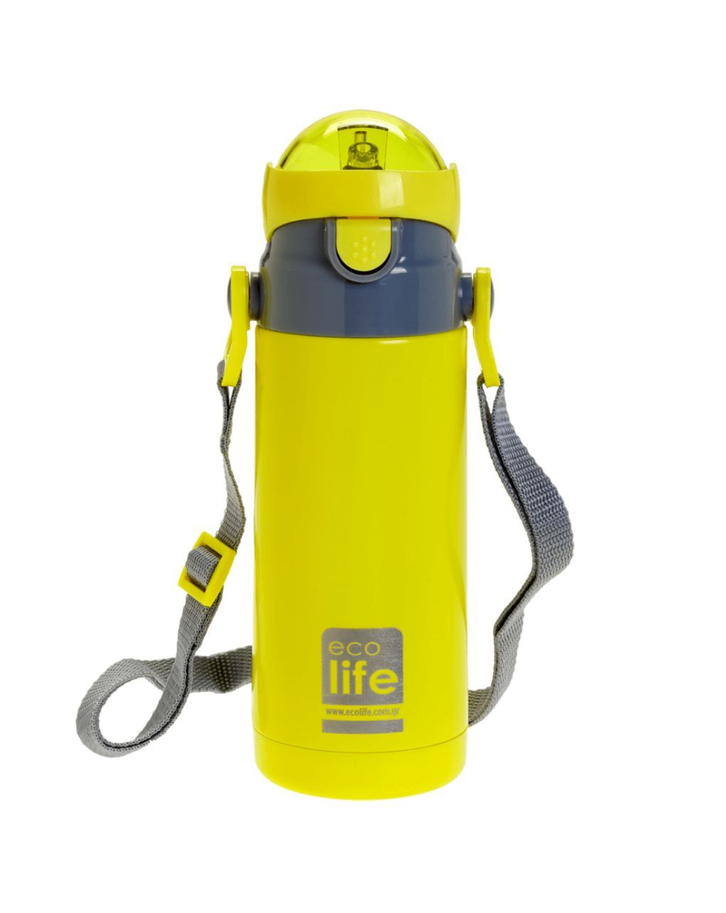 Ecolife ανοξείδωτο παγούρι kids thermos 400ml yellow 33-bo-2996 - Ecolife