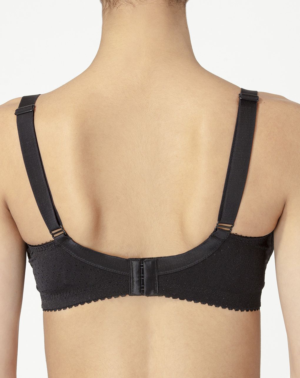 γυναικείο σουτιέν θηλασμού βαμβακερό μαύρο κουπ c - Prénatal