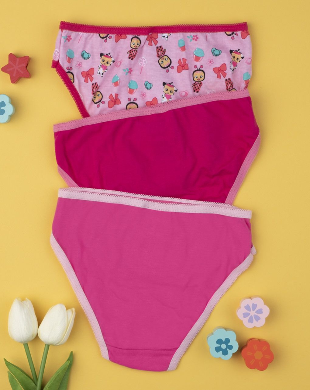 βρακάκια cry babies πακέτο x3 για κορίτσι - Prénatal