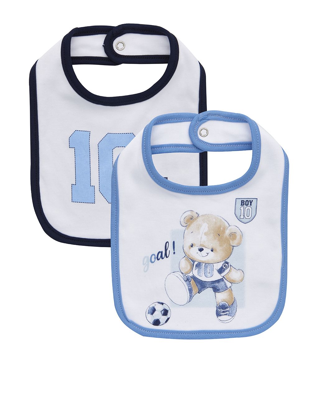 σαλιάρα x2 με στάμπα για αγόρι - Prénatal