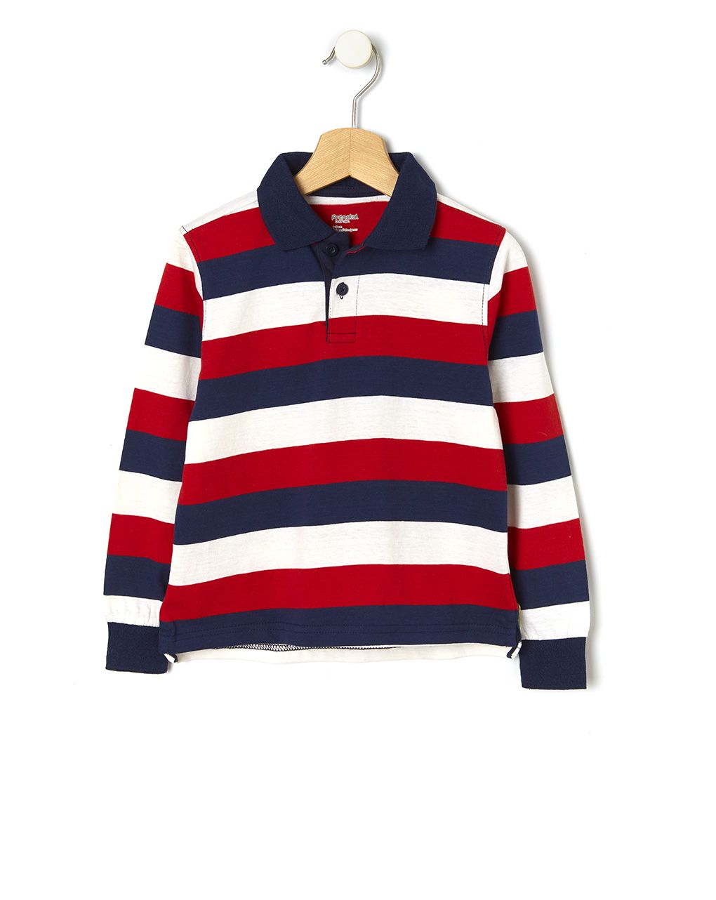 μπλουζάκι πόλο μακρυμάνικο ριγέ μεγ.8-9/9-10 ετών για αγόρι - Prénatal