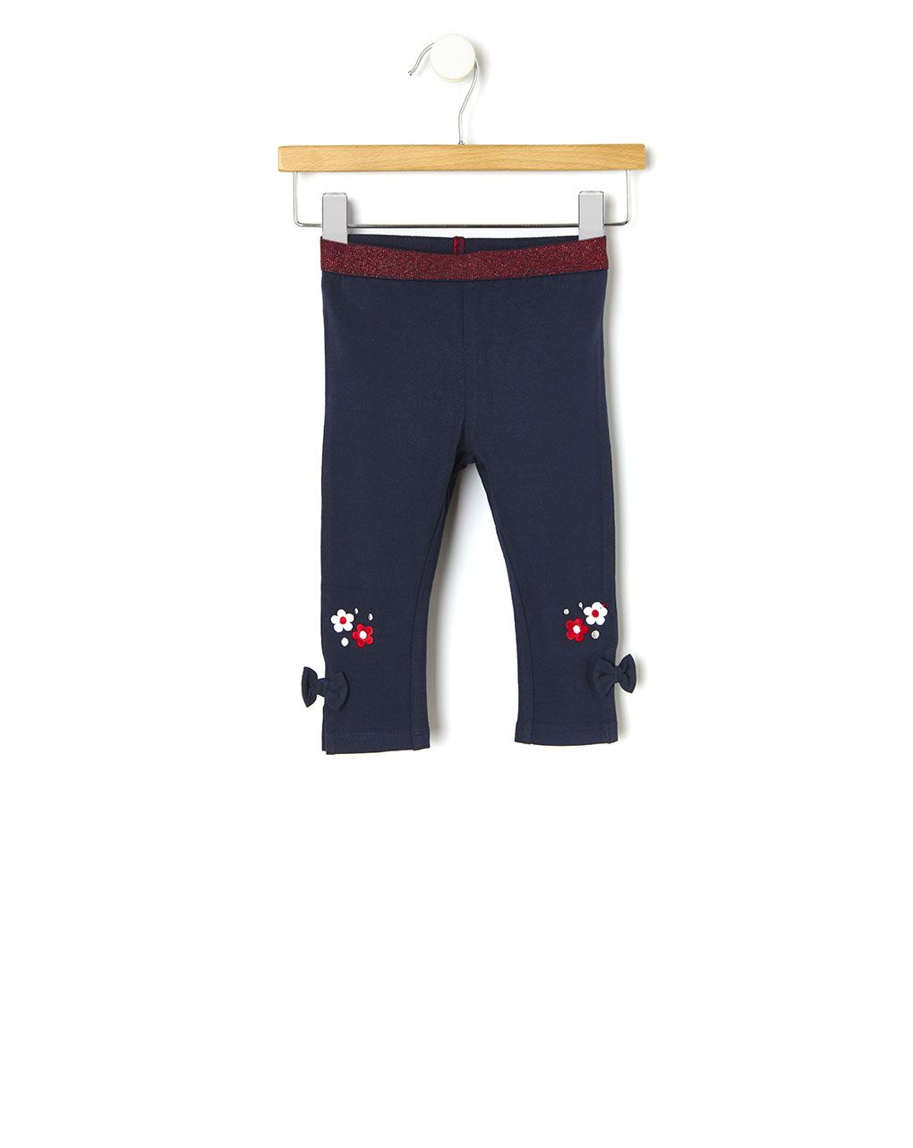 κολάν σκούρο μπλε με κέντημα για κορίτσι - Prénatal