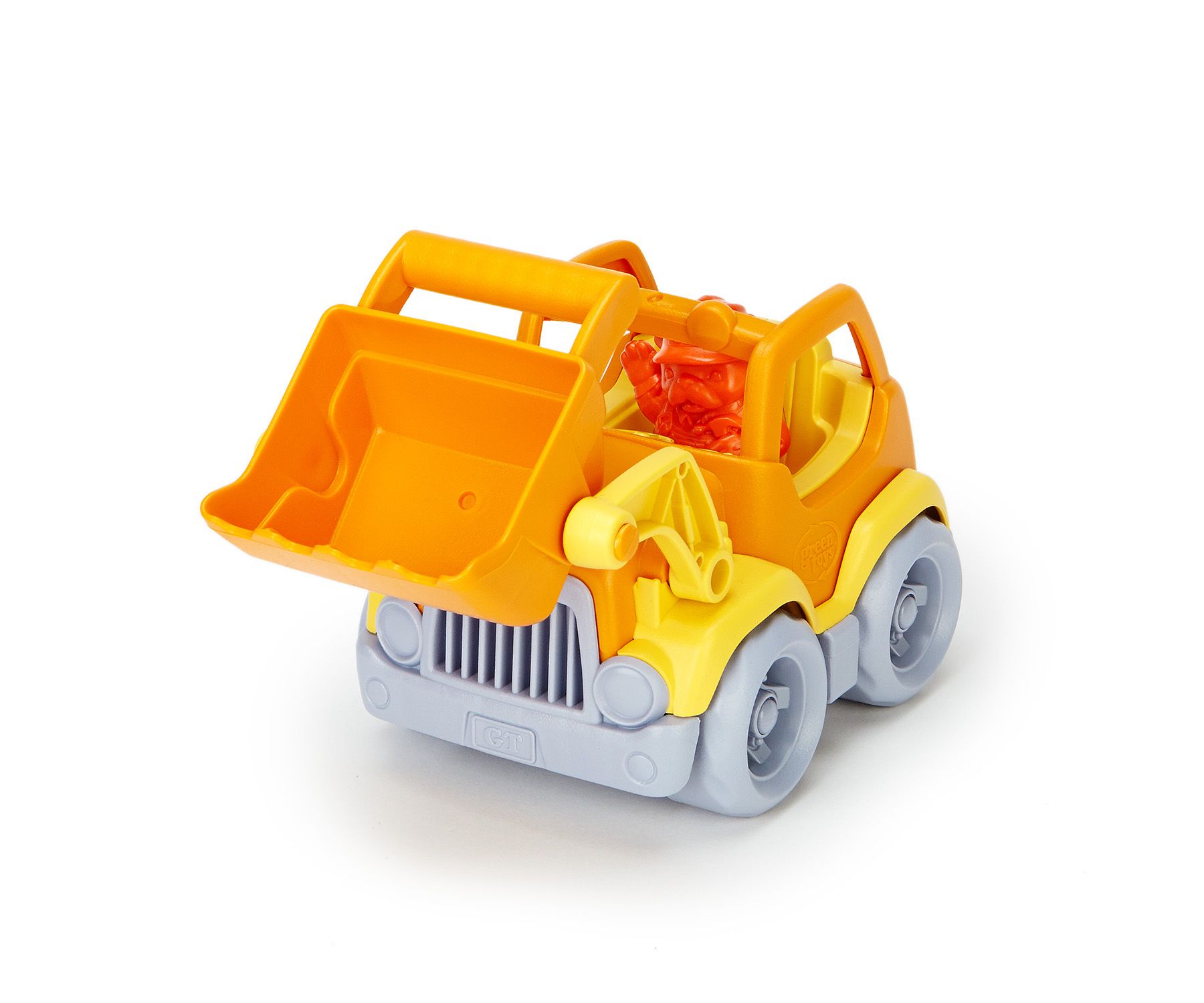 Green toys: εκσκαφέας φορτηγό πορτοκαλί/κίτρινο csco-1106 - Green Toys