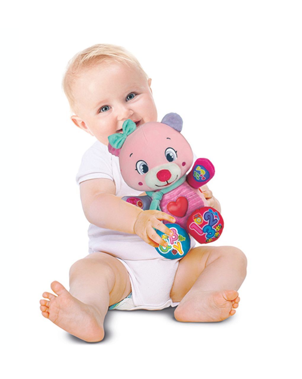 As company baby clementoni βρεφικό παιχνίδι νένα το αρκουδάκι (μιλάει ελληνικά) 1000-63528 - BABY CLEMENTONI