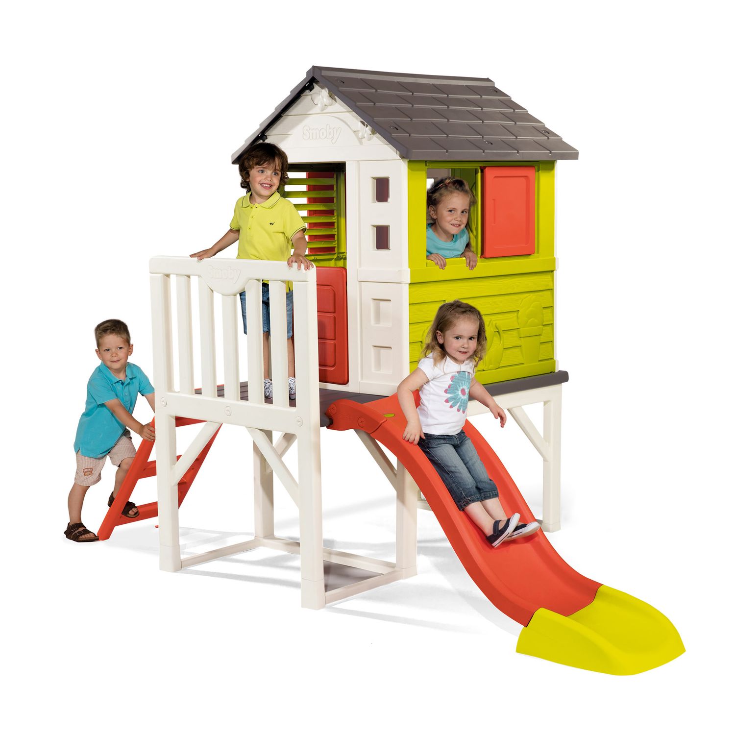 Smoby σπιτάκι με τσουλήθρα 810800 - Smoby