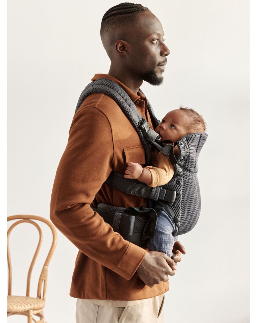 Babybjorn μάρσιπος harmony 3d mesh anthracite - Baby Bjorn