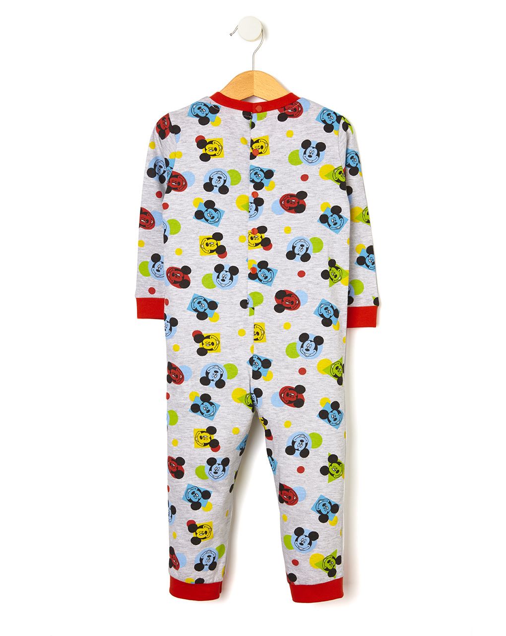 πιτζάμα ολόσωμη jersey με στάμπα mickey mouse για αγόρι - Prénatal