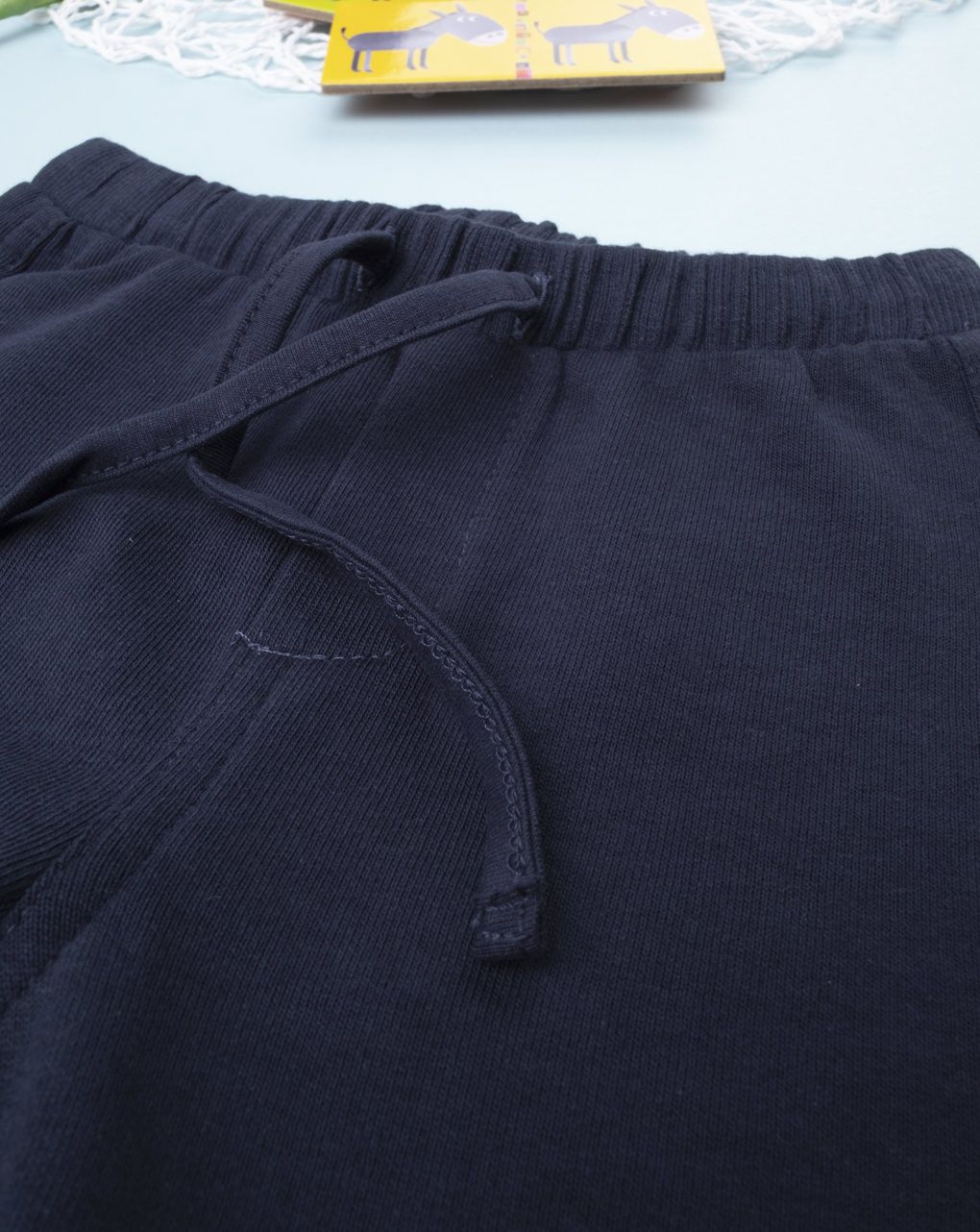 βρεφικό παντελόνι φόρμας βαμβακερό μπλε για αγόρι - Prénatal