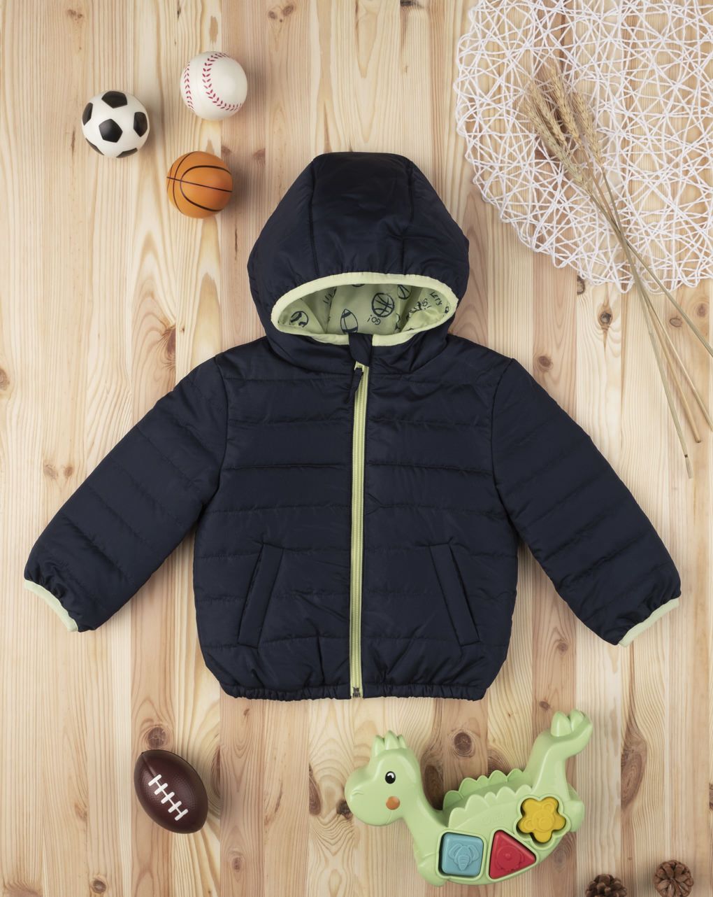 μπουφάν αντιανεμικό μπλε σκούρο για αγόρι - Prénatal