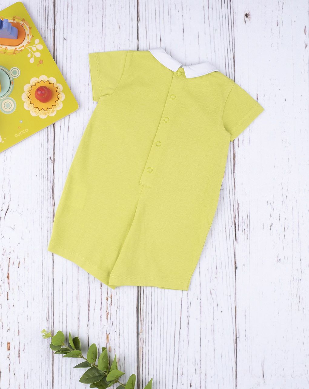 βρεφικό φορμάκι πράσινο με αρκουδάκι για αγόρι - Prénatal