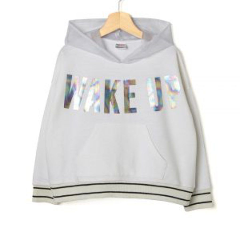 μπλούζα φούτερ με κουκούλα wake up μεγ.8-9/9-10 ετών για κορίτσι - Prénatal