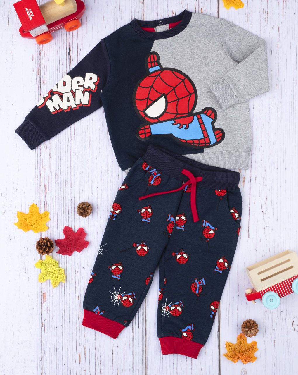 σετ φόρμας με στάμπα spiderman για αγόρι - Prénatal