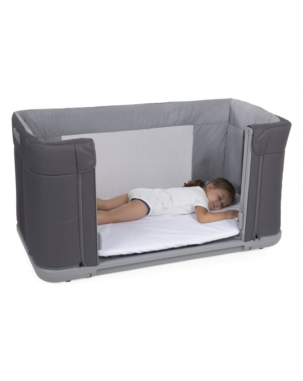 Chicco λίκνο - παρκοκρέβατο next2μe forever moon grey - Chicco