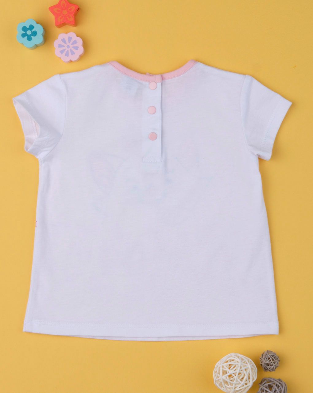 T-shirt λευκό minou για κορίτσι - Prénatal