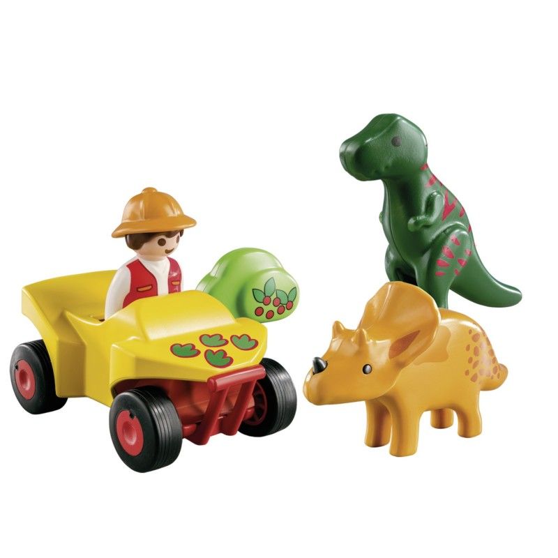 Playmobil 1.2.3 εξερευνητής με δεινόσαυρους 9120 - Playmobil, Playmobil 1.2.3