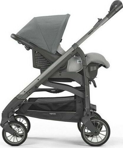 σύστημα μετακίνησης trilogy quattro city ardesia cayman silver - Inglesina