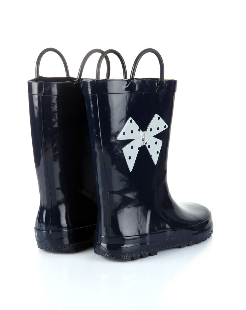 γαλότσες μπλε με φιόγκο για κορίτσι - Prénatal