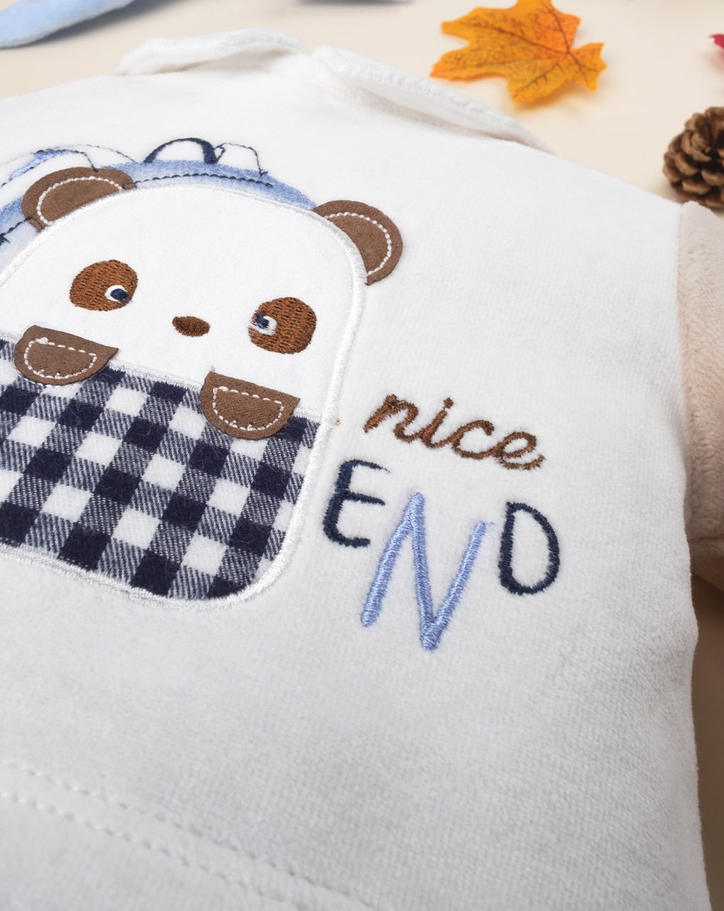 φορμάκι σενίλ με εφέ διπλού ρούχου για αγόρι - Prénatal