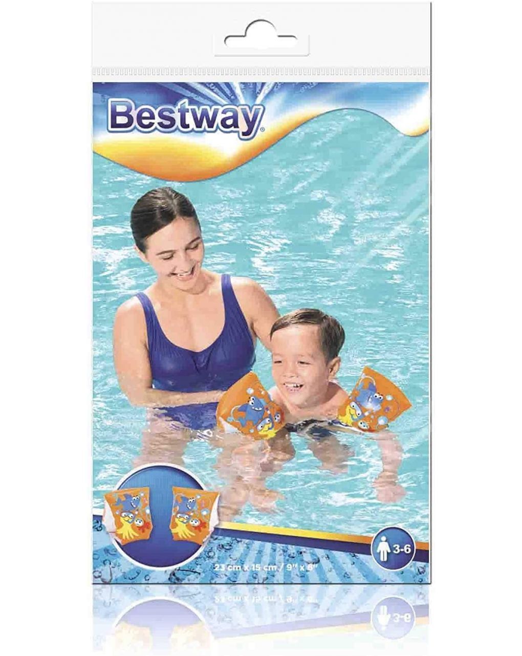 Bestway μπρατσάκια ψαράκια φίλοι 23x15cm bst32043 - Bestway