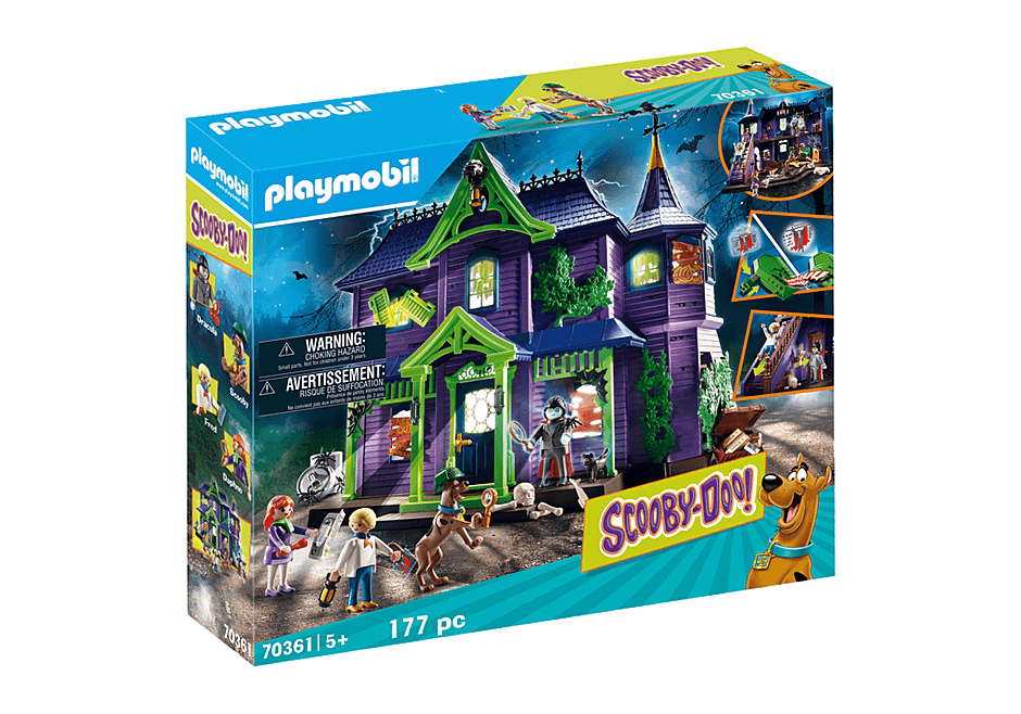 Playmobil scooby-doo  περιπέτεια στο στοιχειωμένο σπίτι 70361 - Playmobil, Playmobil Scooby-Doo