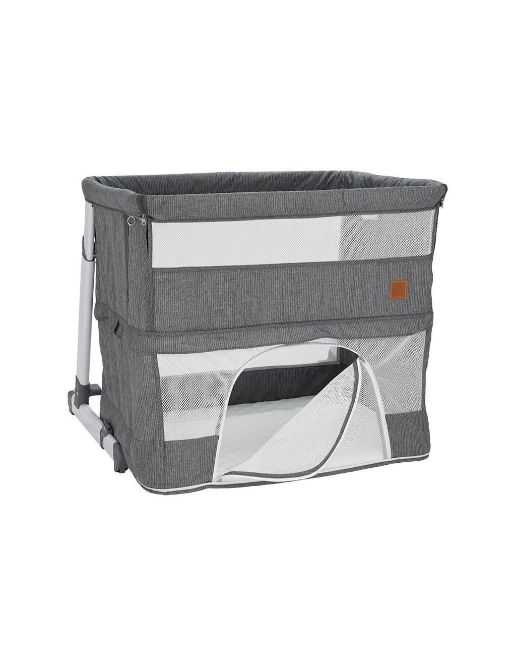 Bebe stars λίκνο side to side plus 2in1 grey - Bebe Stars