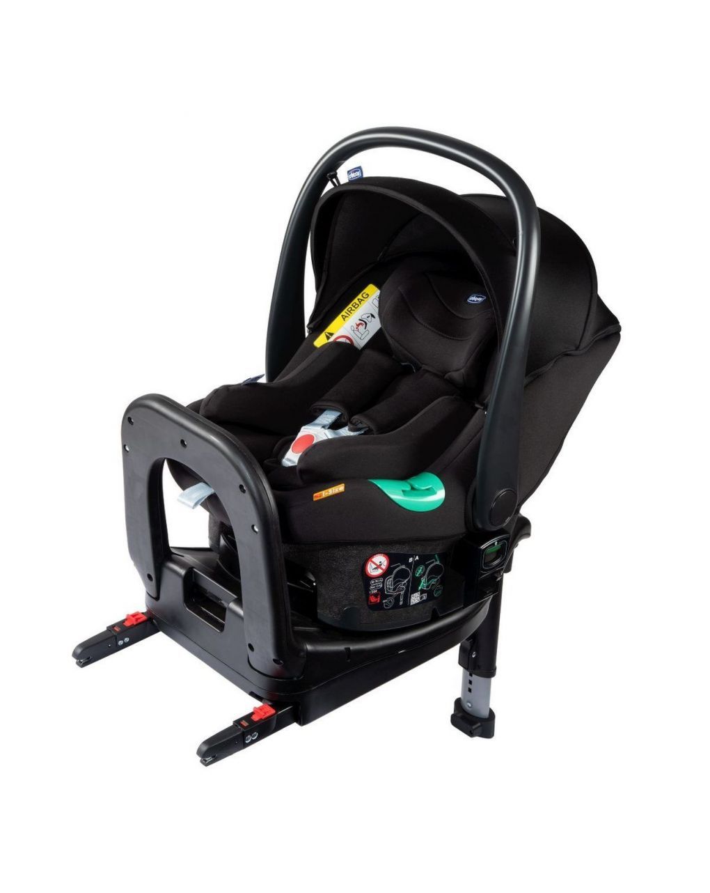 Chicco κάθισμα αυτοκινήτου kiros evo i-size (40-78cm) isofix με βάση r01-79872-95