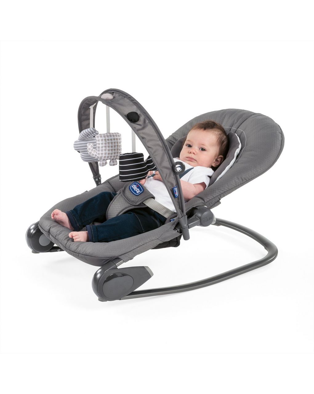 Chicco ριλάξ - πολυθρονάκι hoopla moon grey - Chicco