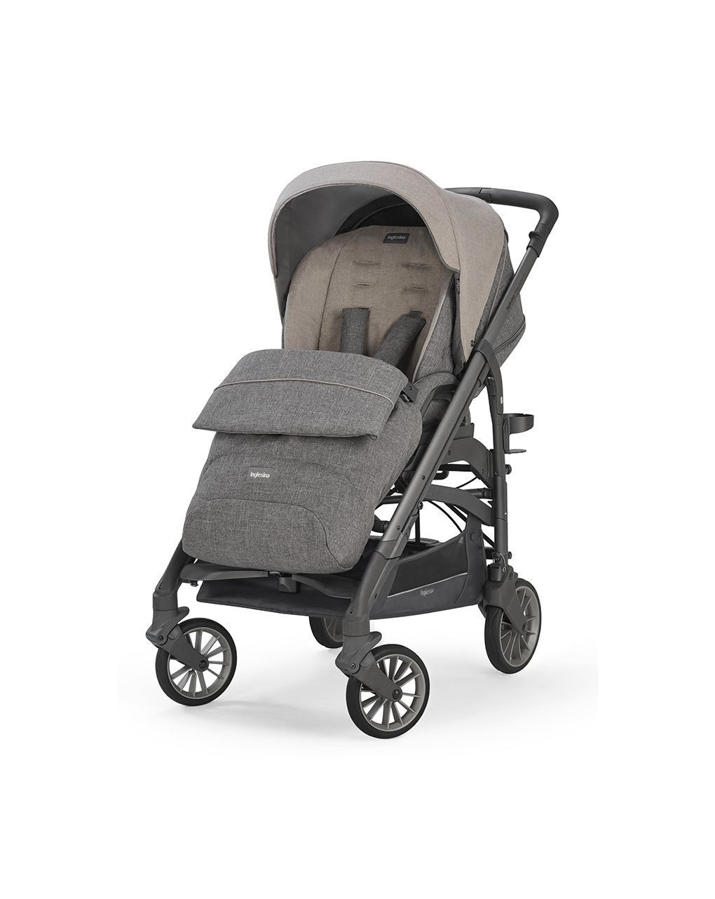 Inglesina σύστημα μετακίνησης trilogy quattro bermuda beige με σκελετό city titanium - Inglesina