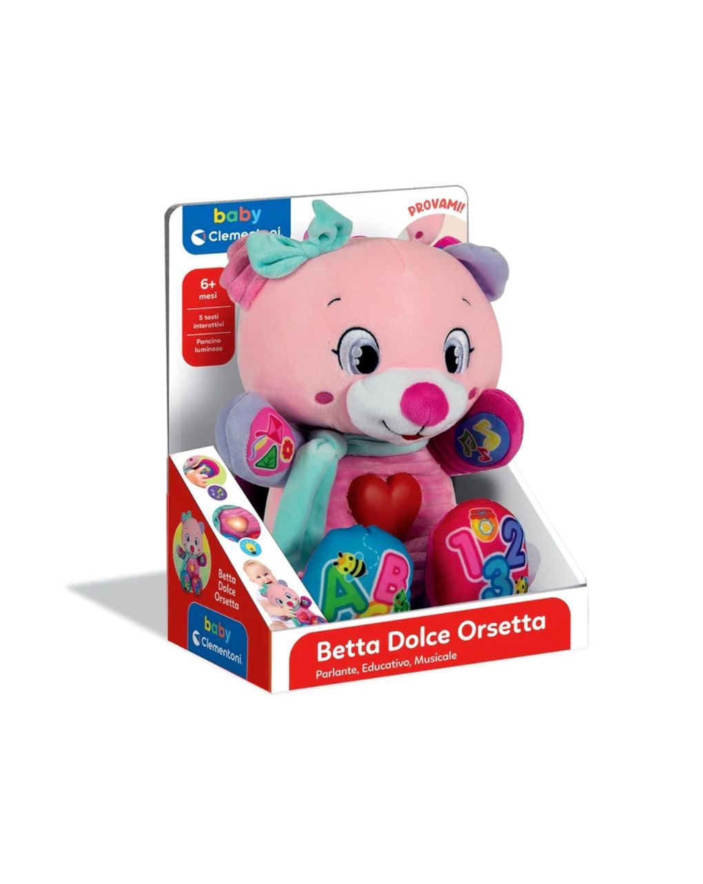 As company baby clementoni βρεφικό παιχνίδι νένα το αρκουδάκι (μιλάει ελληνικά) 1000-63528 - BABY CLEMENTONI