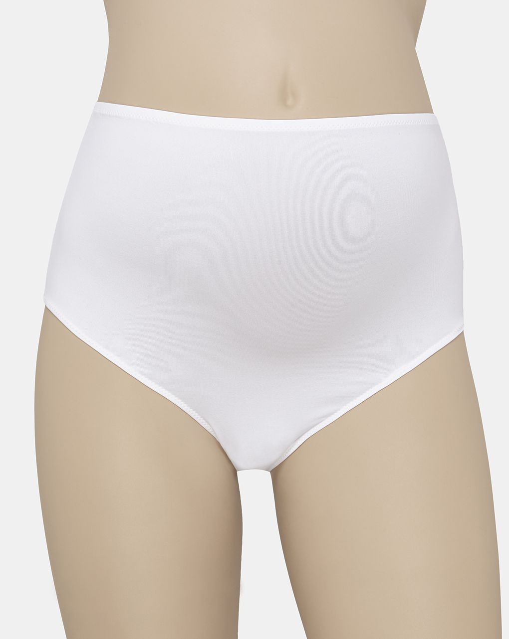 γυναικείο σλιπ ψηλόμεσο πακέτο x2 μικροφίμπρα λευκό - Prénatal