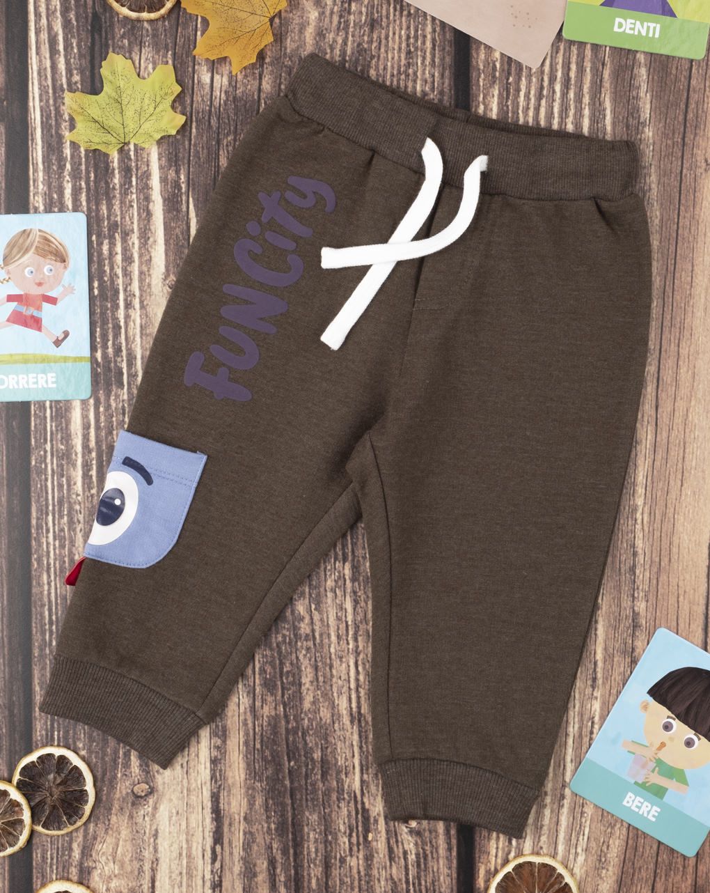 παντελόνι φόρμας με στάμπα πράσινο για αγόρι - Prénatal