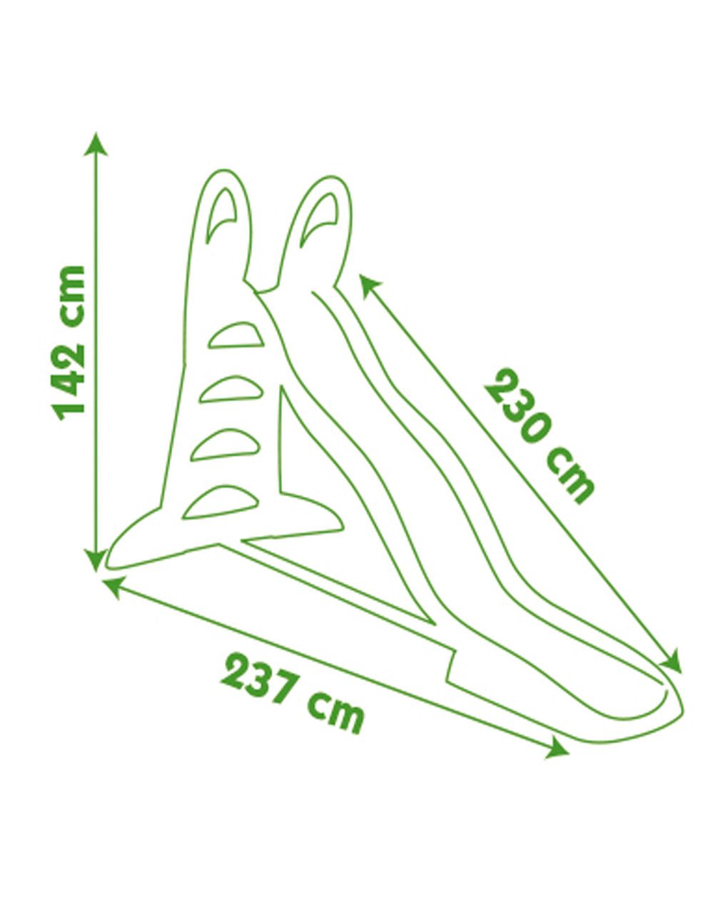 Smoby xl τσουλήθρα water fun 310261 - Smoby