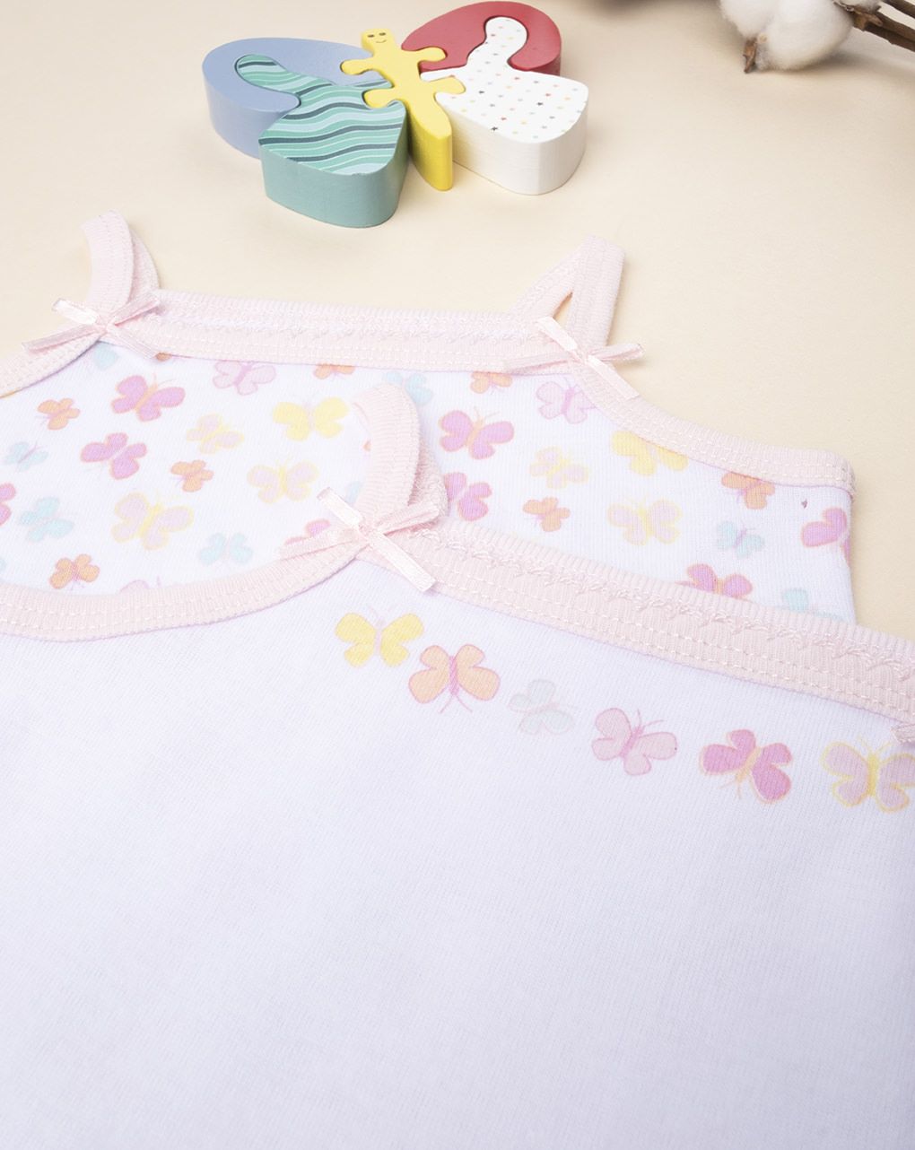 βρεφικά κορμάκια με πεταλούδες πακέτο x2 για κορίτσι - Prénatal