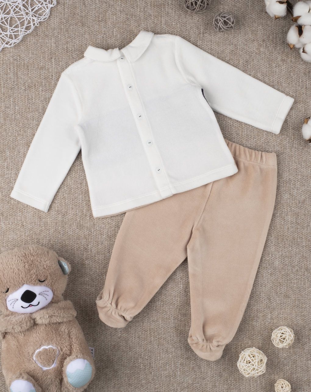 σετ μπλούζα και παντελόνι σενίλ για αγόρι - Prénatal