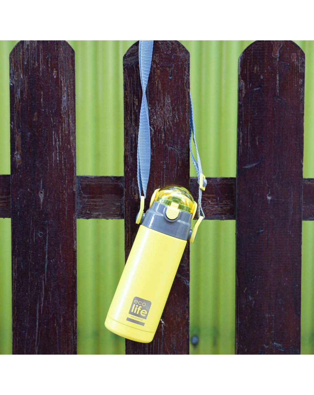 Ecolife ανοξείδωτο παγούρι kids thermos 400ml yellow 33-bo-2996 - Ecolife