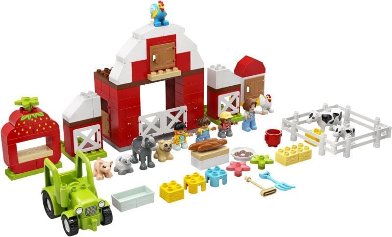 Lego duplo αχυρώνας,τρακτέρ και φροντίδα ζώων της φάρμας 10952 - LEGO, LEGO Duplo