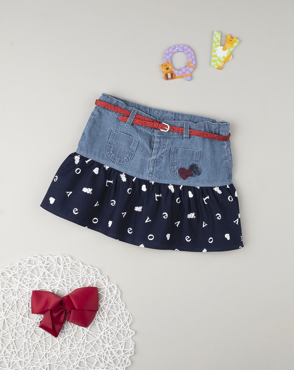 παιδική τζιν φούστα για κορίτσι - Prénatal