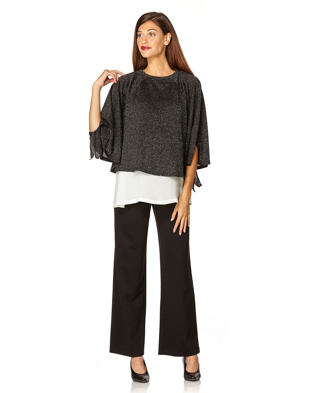 γυναικεία μπλούζα θηλασμού μαύρη - Prénatal