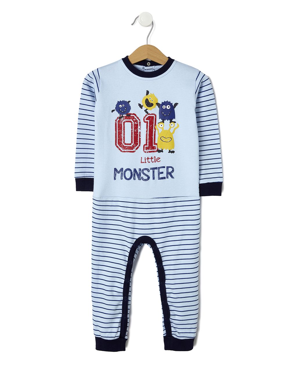 πιτζάμα interlock baby με στάμπα για αγόρι