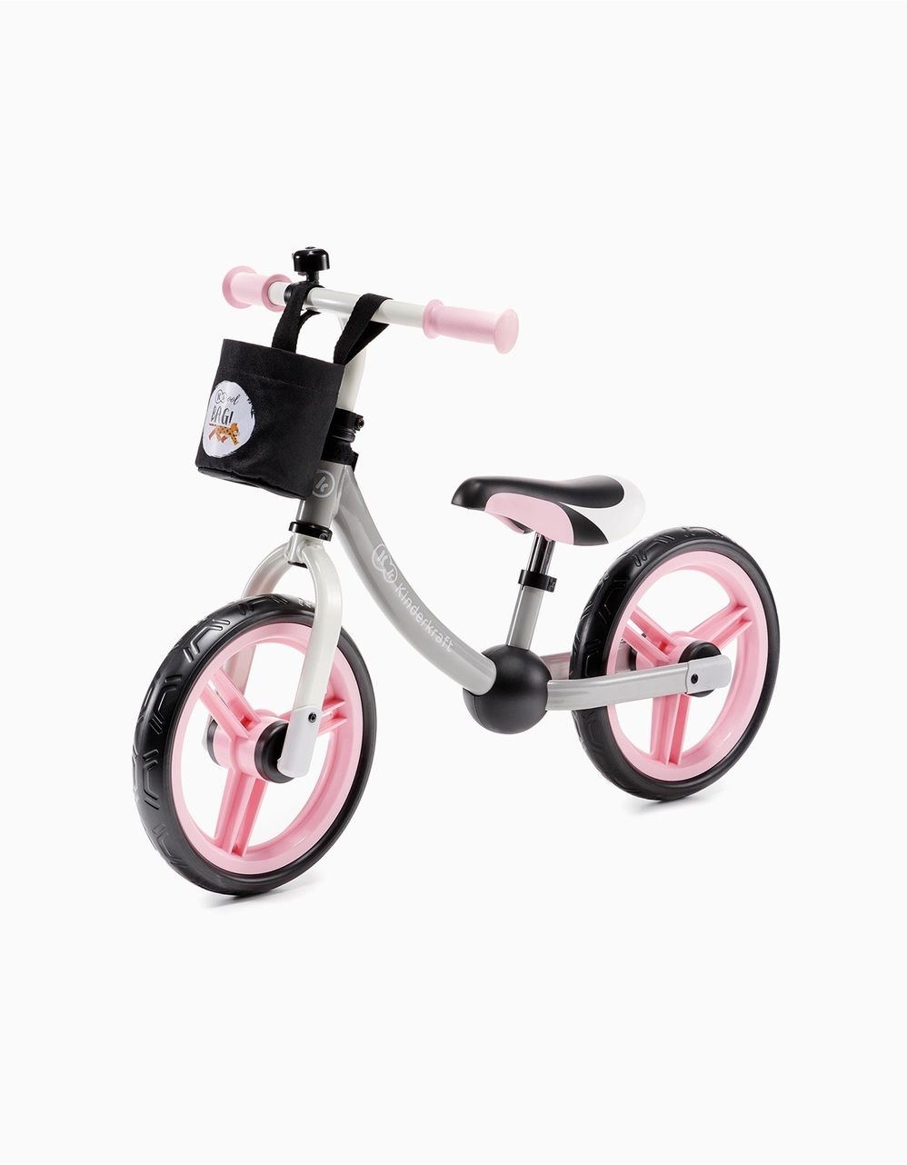 Kinderkraft ποδήλατο ισορροπίας 2 way next, pink - Kinderkraft