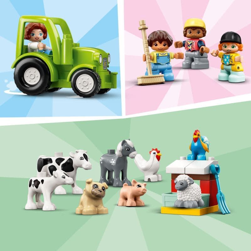 Lego duplo αχυρώνας,τρακτέρ και φροντίδα ζώων της φάρμας 10952 - LEGO, LEGO Duplo