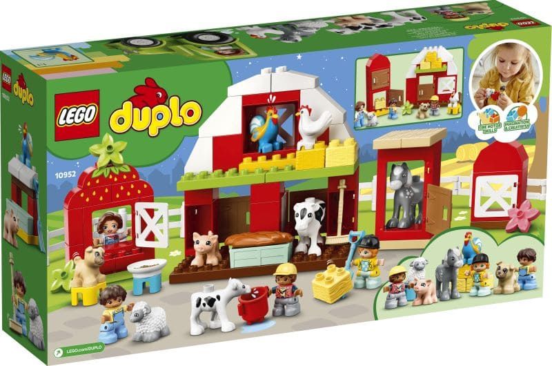 Lego duplo αχυρώνας,τρακτέρ και φροντίδα ζώων της φάρμας 10952 - LEGO, LEGO Duplo