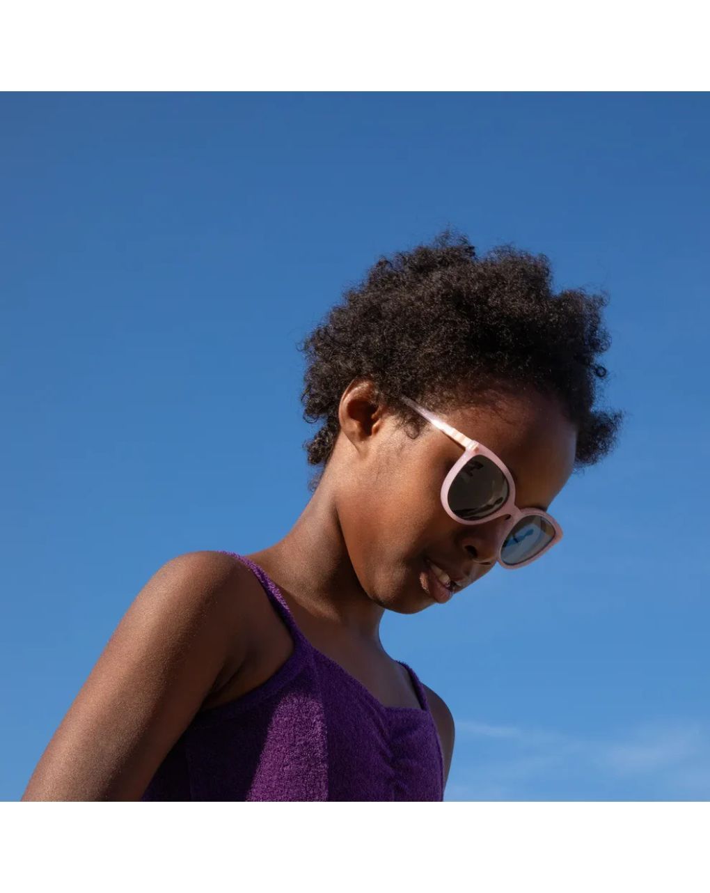 Kietla γυαλιά ηλίου buzz 4-6 ετών pink glitter - kietla