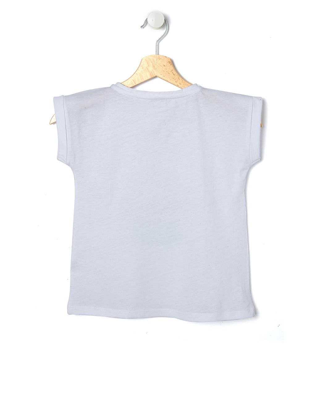 T-shirt jersey λευκό με στάμπα για κορίτσι - Prénatal