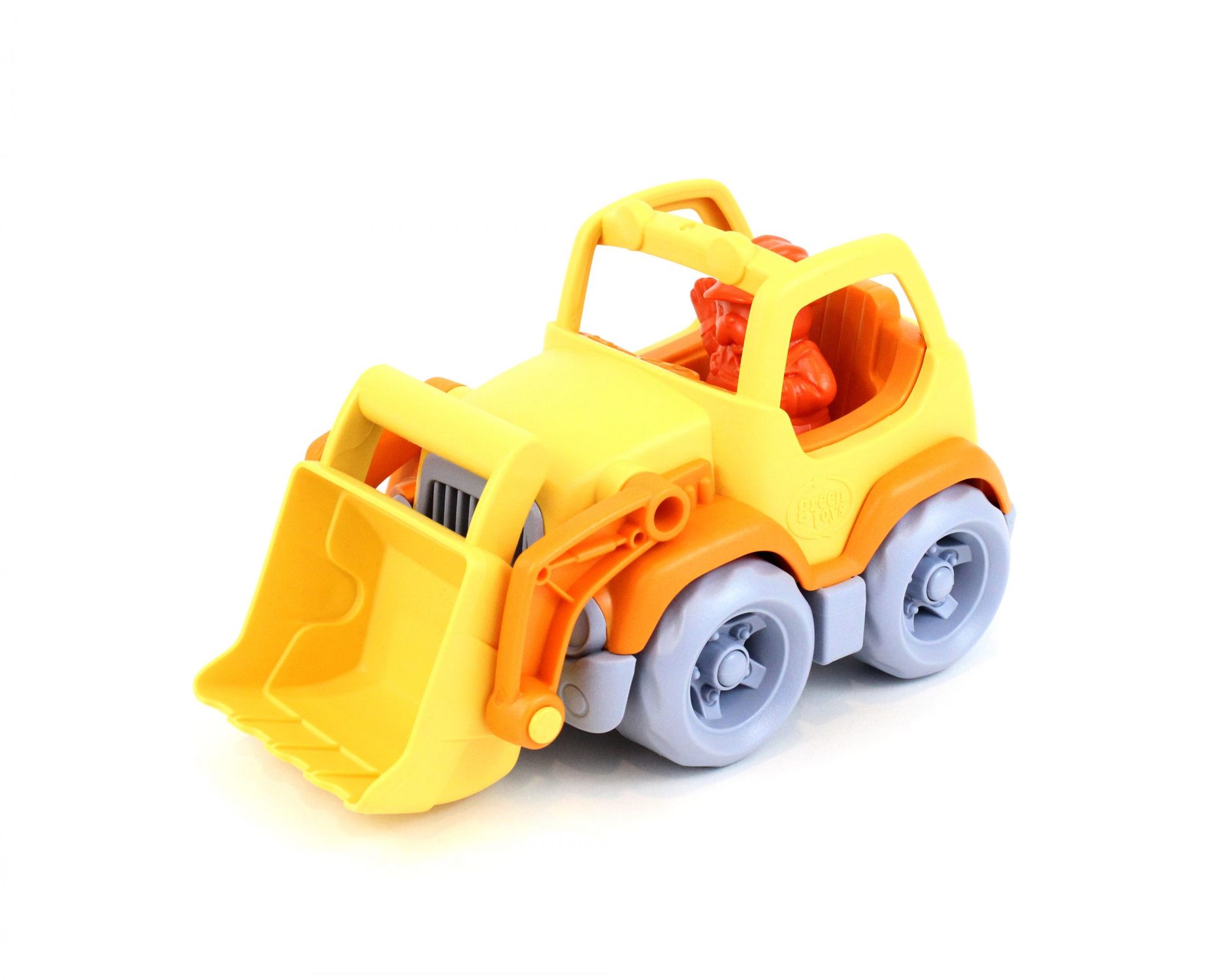 Green toys: εκσκαφέας φορτηγό πορτοκαλί/κίτρινο csco-1106 - Green Toys