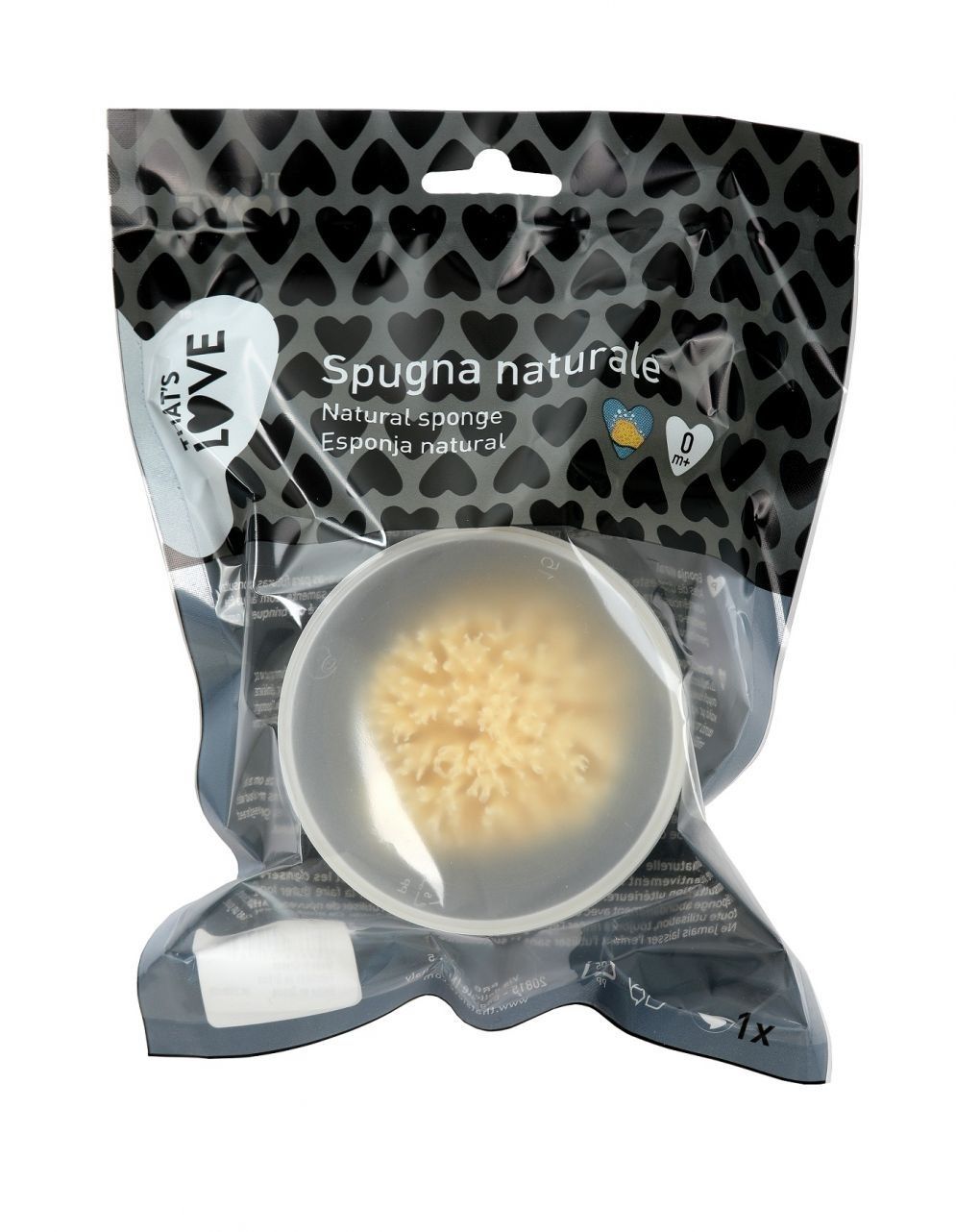 That's love φυσικό σφουγγάρι με δοχείο
