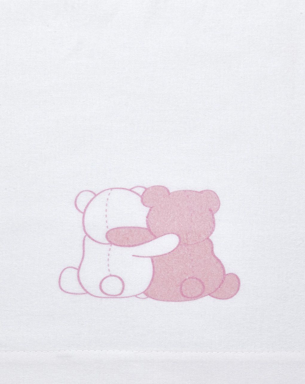 σετ σεντόνια και μαξιλαροθήκη βαμβακερά 3 τεμάχια για κορίτσι - Prénatal