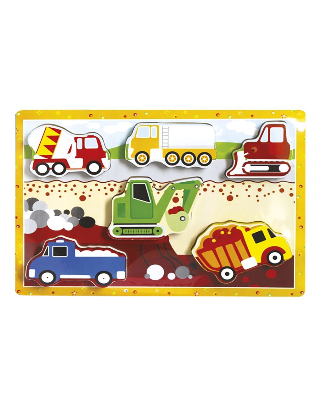 Wood n' play ξύλινα παζλ 3d (6 σχέδια) prg00430 - Wood'N Play