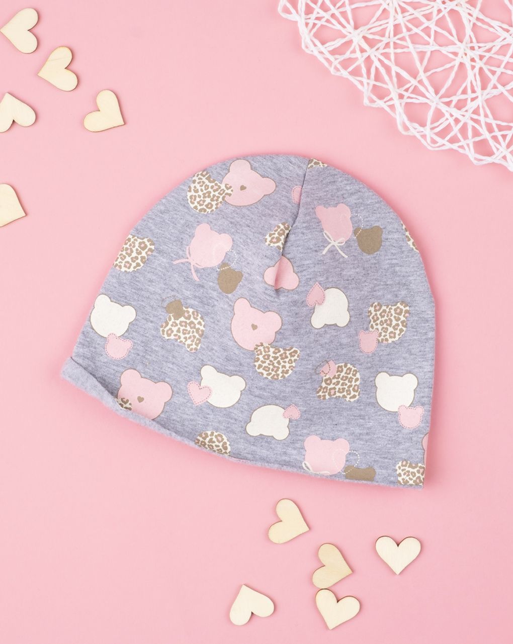 βρεφικό σκουφάκι fleece για κορίτσι - Prénatal